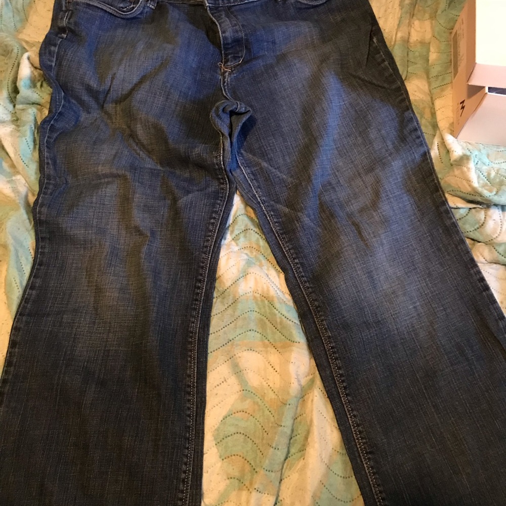 Jeans slightly worn